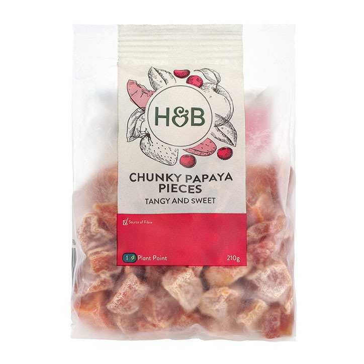 Holland & Barrett Chunky Papaya Pieces 210g